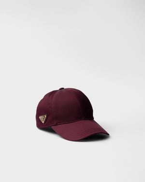 Prada Baseballkappe Aus Re-Nylon - Lila