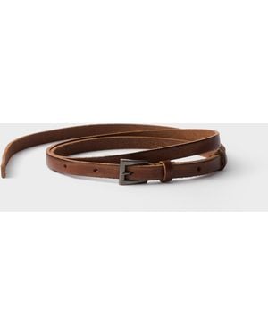 Prada Cintura Sottile - Marrone