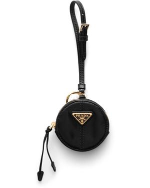 Prada Minipouch De Piel, Mujer - Negro