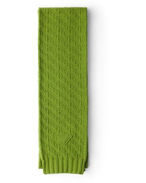Prada Bufanda De Lana Y Cachemir - Verde