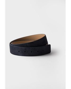 Prada Suede Belt Strap - Blue