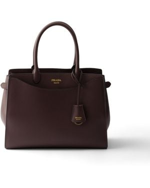 Prada Bolso Prelude De Piel Grande, Mujer - Multicolor