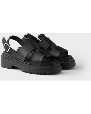 Prada Rubber Sandals - Black