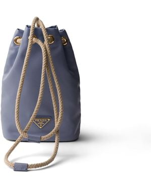 Prada Funda Para Smartphone De Re-Nylon, Mujer - Azul