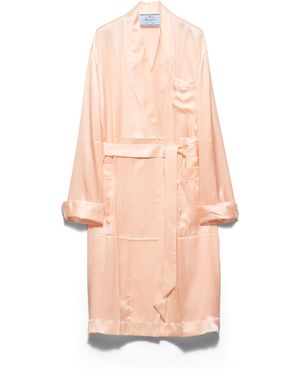 Prada Bata De Seda, Mujer, Talla - Rosa