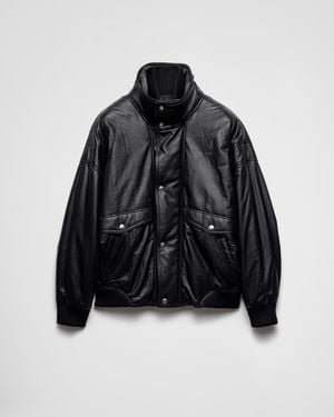 Prada Nappa Leather Jacket - Black