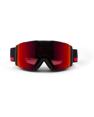 Prada Gafas De Nieve Linea Rossa By Oakley Con Lentes Intercambiables, Hombre - Rojo