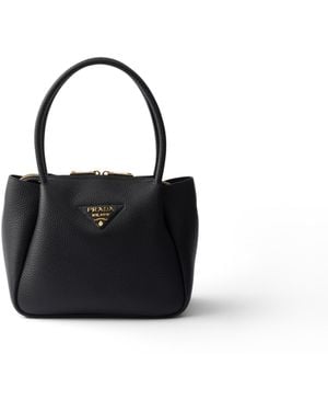 Prada Bolso Liaison De Piel Pequeño, Mujer - Negro
