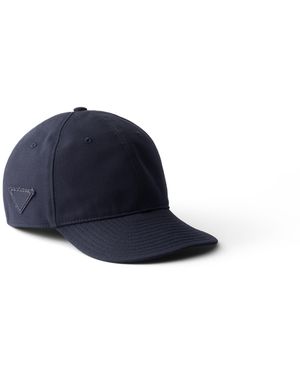 Prada Gorra De Béisbol De Tejido Técnico, Hombre, Talla - Azul