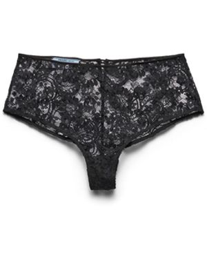 Prada Braguitas Hipster De Encaje, Mujer, Talla - Negro