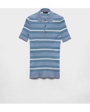 Prada Polo A Coste - Blu