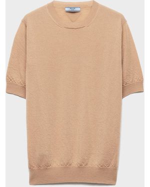 Prada Maglia Girocollo - Bianco