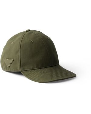 Prada Gorra De Béisbol De Tejido Técnico, Hombre, Talla - Verde