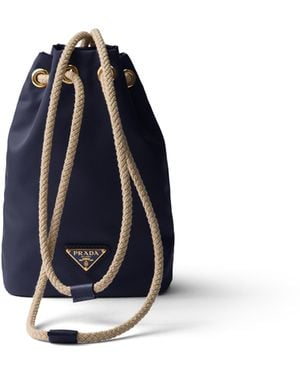 Prada Funda Para Smartphone De Re-Nylon, Mujer - Azul
