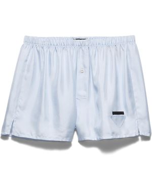 Prada Bóxers De Seda, Hombre, Talla - Azul