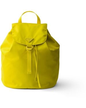 Prada Mochila De Re-Nylon - Amarillo