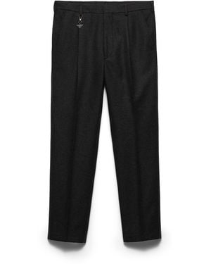 Prada Re-Wool Pants, Hombre, Talla - Negro