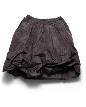 Prada Falda De Tafetán Técnico, Mujer, Talla - Multicolor