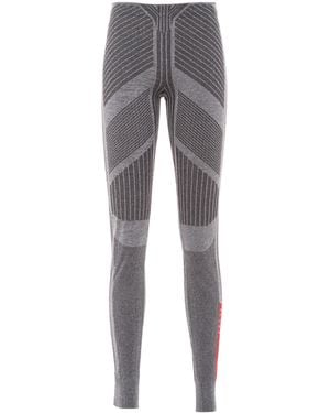 Prada Stretch Polyester Blend Leggings - Grey