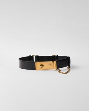 Prada Leather Belt - Black