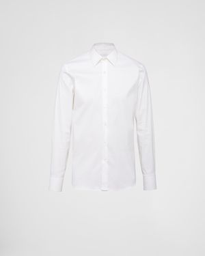 Prada Stretch Poplin Shirt - White