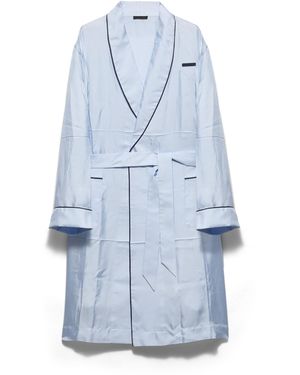 Prada Bata De Seda, Hombre, Talla - Azul