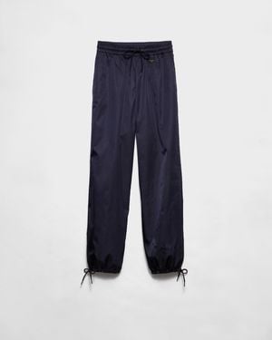 Prada Jogginghose Aus Re-Nylon - Blau