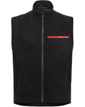 Prada Light Bi-Stretch Vest - Black