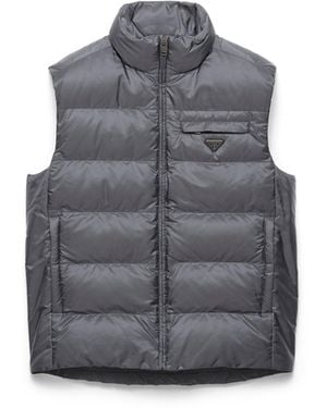 Prada Chaleco De Re-Nylon, Hombre, Talla - Gris