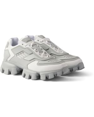 Prada Zapatillas Cloudbust Thunder En Tejido De Punto, Hombre, Talla 5 - Blanco