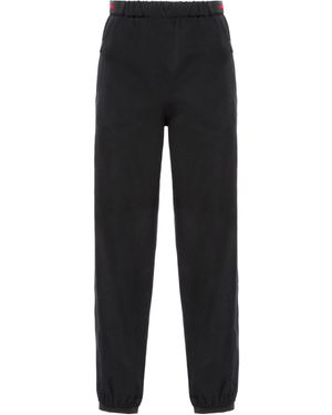 Prada Pantalones Deportivos De Bi-Stretch Ligero - Negro