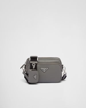 Prada Borsa A Tracolla - Grigio