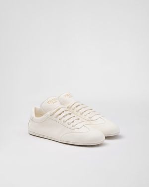 Prada Sneakers Con Stampa - Bianco