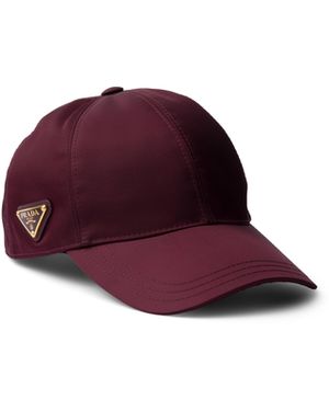 Prada Gorra De Béisbol En Re-Nylon, Mujer, Talla - Morado