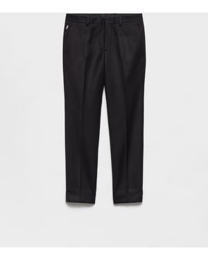 Prada Wool Trousers - Black