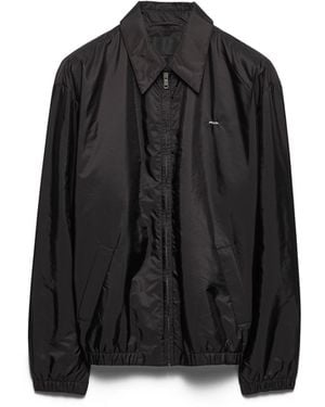 Prada Cazadora Estilo Sobrecamisa De Re-Nylon, Hombre, Talla - Negro