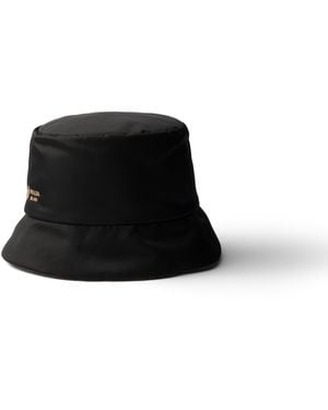 Prada Sombrero Tipo Pescador Reversible De Re-Nylon Y Pelo De Camello, Mujer, Talla - Negro