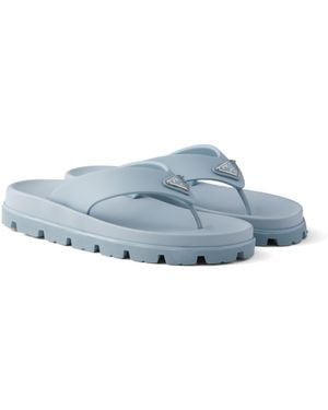 Prada Sandalias De Goma, Mujer, Talla - Azul