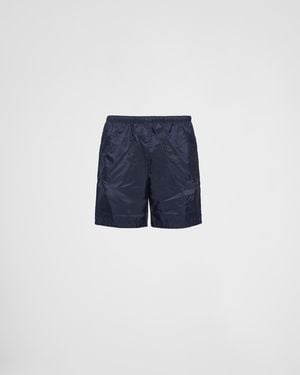 Prada Re-nylon Swim Trunks - Blue