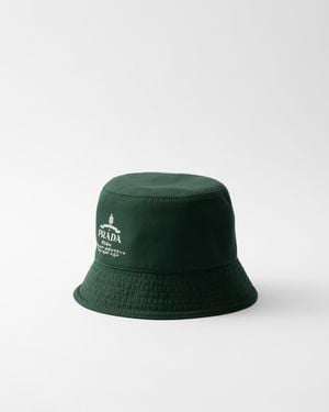 Prada Bob En Coton Technique - Vert