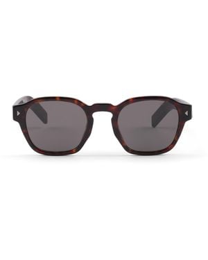 Prada Gafas De Sol Con La Icónica Placa De Metal, Hombre - Multicolor