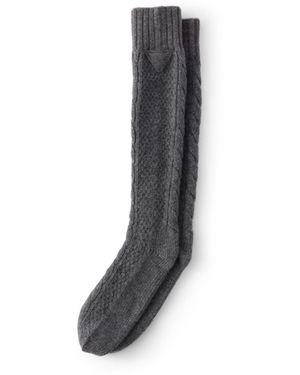 Prada Calcetines De Lana Y Cachemir, Mujer, Talla - Negro