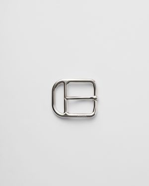 Prada Boucle De Ceinture En Métal - Blanc