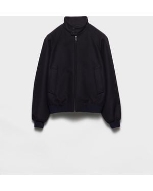 Prada Wool And Cashmere Jacket - Blue