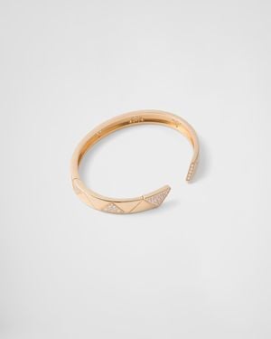 Prada Eternal Bangle Bracelet - White