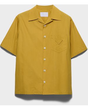 Prada Mustard Poplin Shirt - Yellow