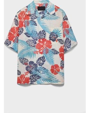 Prada Camicia Bowling - Bianco