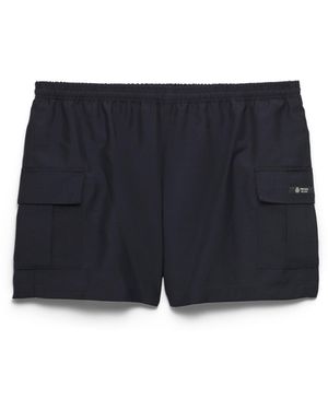 Prada Pantalones Cortos De Lana De Mohair, Hombre, Talla - Azul