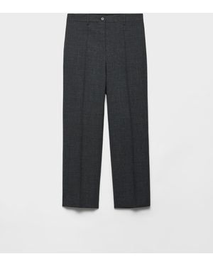 Prada Hose Mit Ziersteppung - Grau