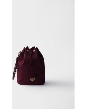 Prada Pochette En Re-Nylon - Violet